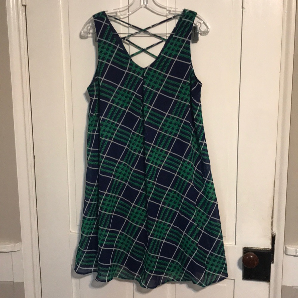Charming Charlie criss-cross back dress